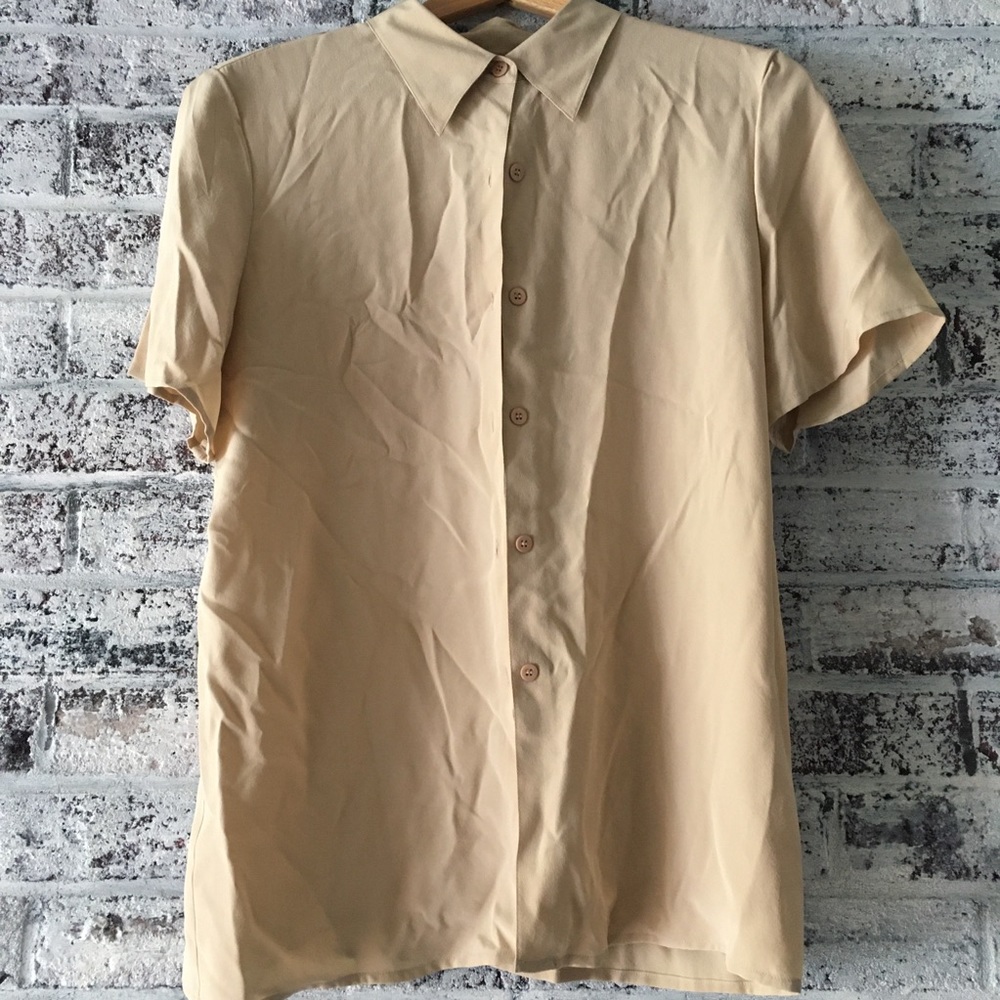 Vintage 80’s silk blouse duo